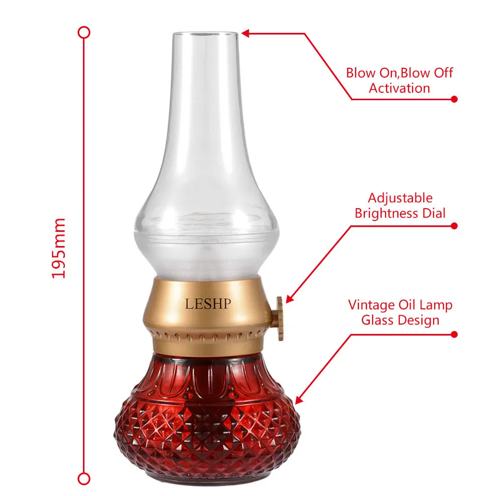 Retro Blow USB Rechargeable Blowing Control Adjustable Brightness LED Nightlight Table Lamp for Indoor & Outdoor
Retro Blow USB Rechargeable Blowing Control Adjustable Brightness LED Nightlight Table Lamp for Indoor & Outdoor