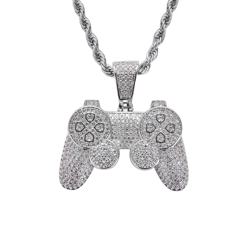 Хип-хоп Полный CZ камень проложили Iced Out Bling Золотой Цвет геймпад Подвеска Ожерелье для мужчин рэпер ювелирные изделия
Хип-хоп Полный CZ камень проложили Iced Out Bling Золотой Цвет геймпад Подвеска Ожерелье для мужчин рэпер ювелирные изделия