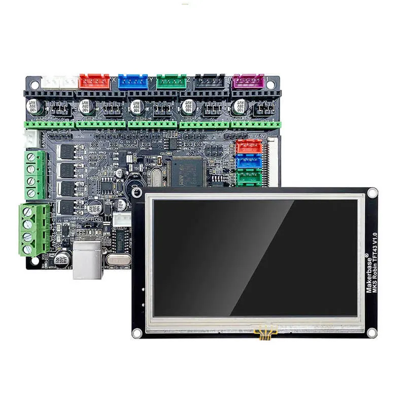 Makerbase MKS Robin Nano 3D Printer Motherboard ARM Control Board with 4.3 Inch Touch Screen
Makerbase MKS Robin Nano 3D Printer Motherboard ARM Control Board with 4.3 Inch Touch Screen