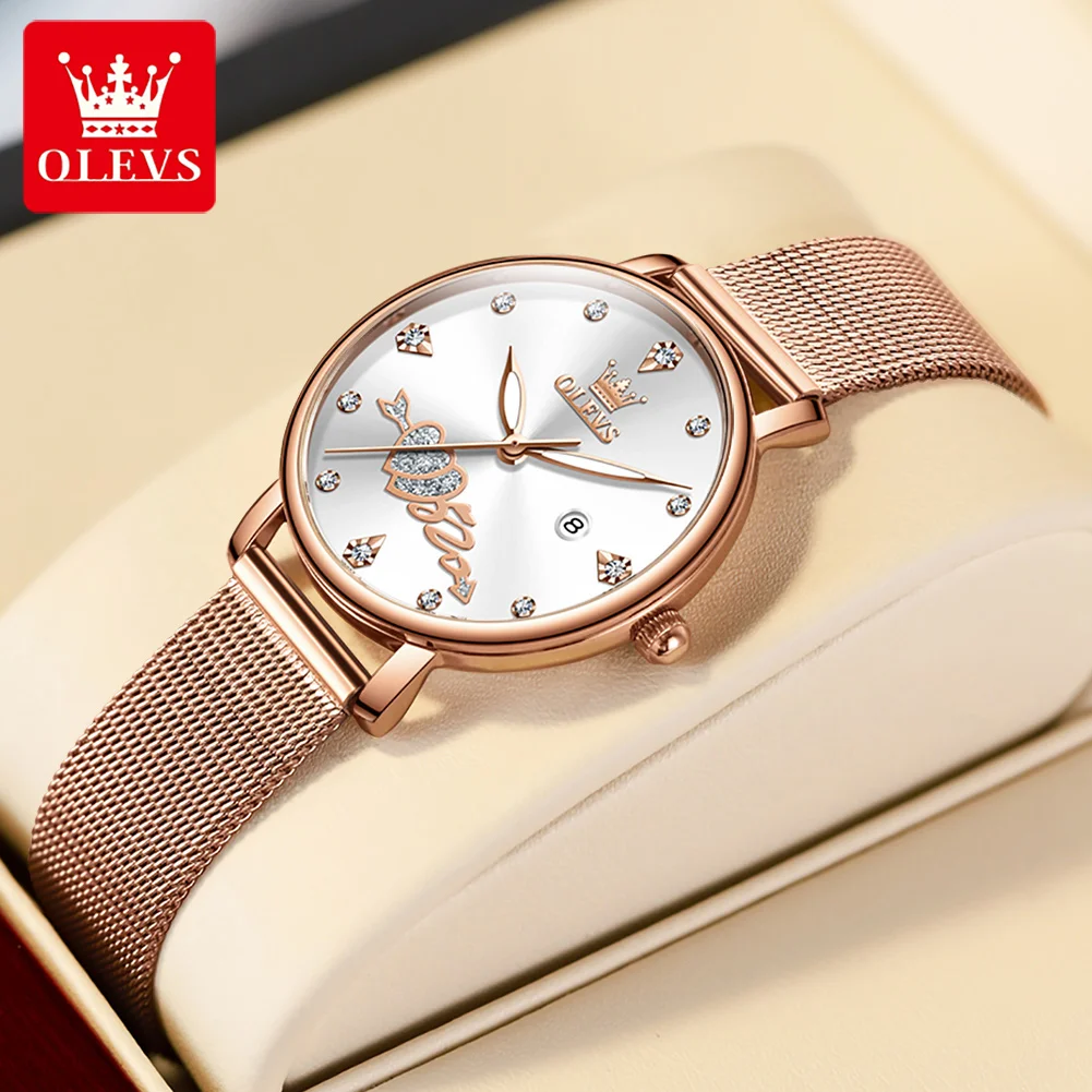 OLEVS Luxury Women Watch Elegant Fashion Imported Movement Watch Quartz Stainless Steel Waterproof Leather Wristwatch Gift Box
OLEVS Luxury Women Watch Elegant Fashion Imported Movement Watch Quartz Stainless Steel Waterproof Leather Wristwatch Gift Box