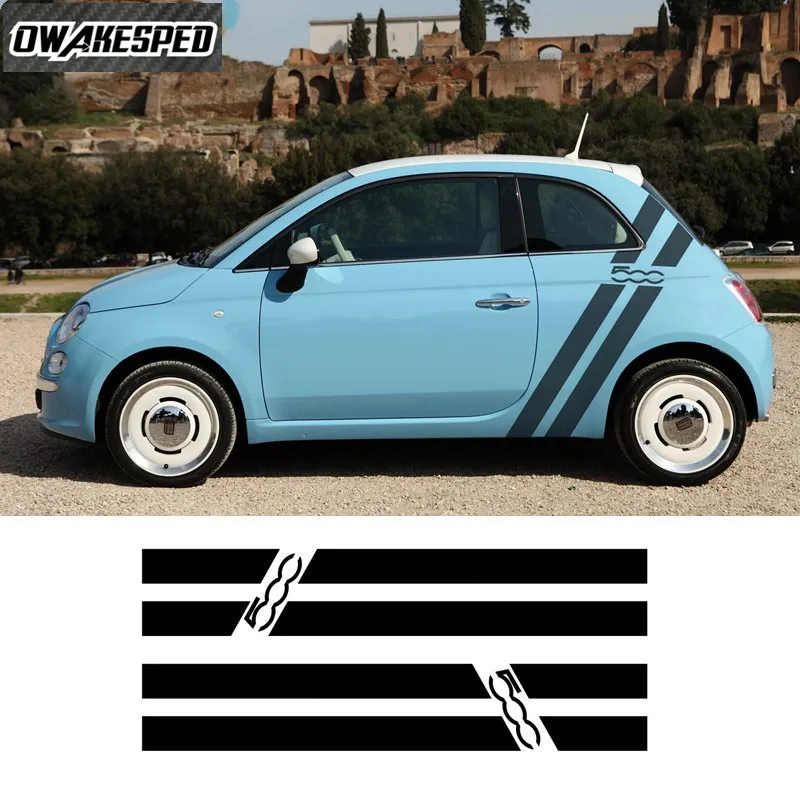 Для-Fiat 500 Abarth Sport Stripes Двусторонняя Автомобильная дверь боковая наклейка авто Декор кузова виниловые наклейки внешние аксессуары
Для-Fiat 500 Abarth Sport Stripes Двусторонняя Автомобильная дверь боковая наклейка авто Декор кузова виниловые наклейки внешние аксессуары