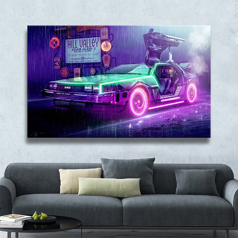 Car DeLorean DMC Back to The Future Movie Poster Motivational Poster Wall Art Canvas Painting for Room Home Decor Unframed
Car DeLorean DMC Back to The Future Movie Poster Motivational Poster Wall Art Canvas Painting for Room Home Decor Unframed