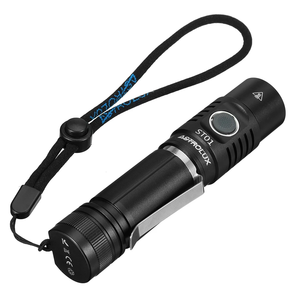 Astrolux ST01 SST40/XHP50.2 3500lm led EDC Flashlight USB Rechargeable Super bright Mini LED Torch 21700 Battery Camping Fishing
Astrolux ST01 SST40/XHP50.2 3500lm led EDC Flashlight USB Rechargeable Super bright Mini LED Torch 21700 Battery Camping Fishing