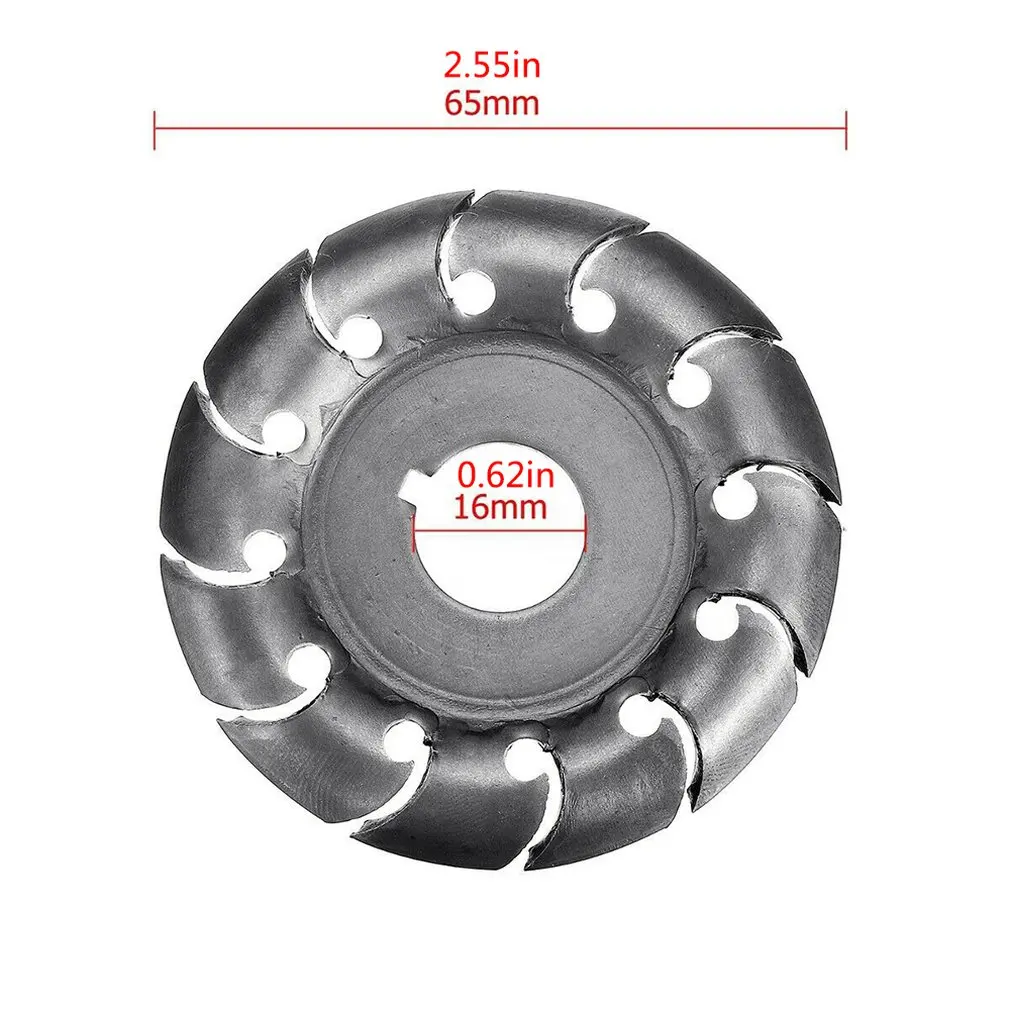 Woodworking Repair Knife Cutting Blade Angle Grinder Wood Grinding Disc Tea Tray 65 Base For Rough Carvings Type | Инструменты