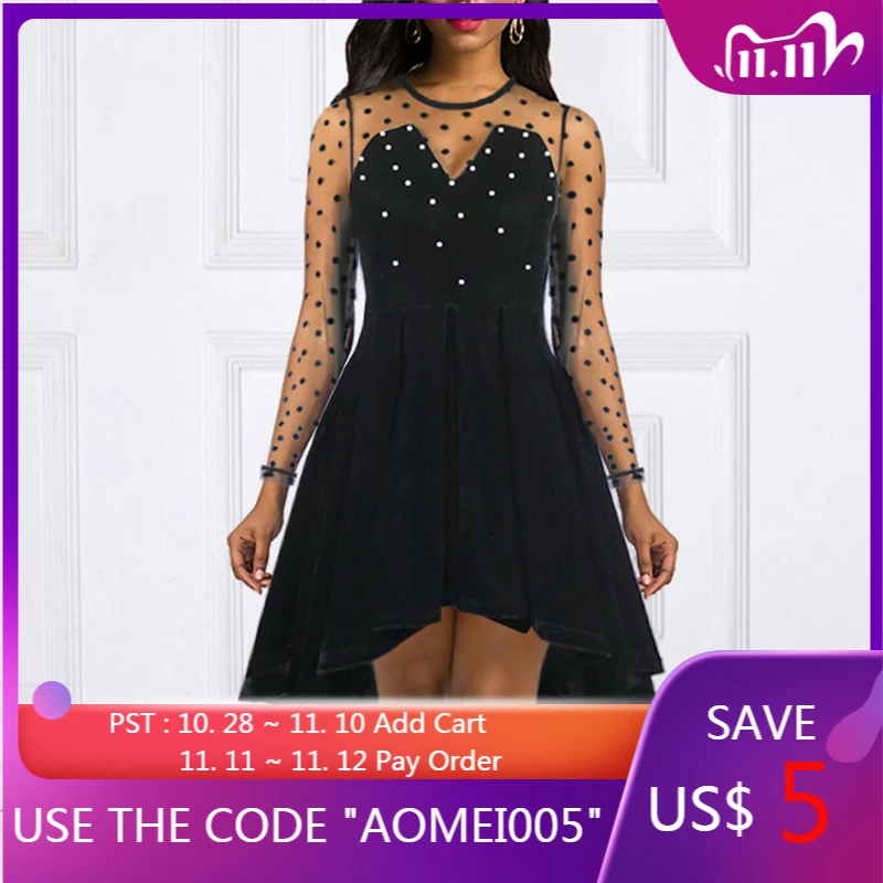 Women Black Velvet Party Dress A Line Pleated Bead Mesh Patchwork See Through Backless Sexy Celebrate Event Date Out Occation
Women Black Velvet Party Dress A Line Pleated Bead Mesh Patchwork See Through Backless Sexy Celebrate Event Date Out Occation