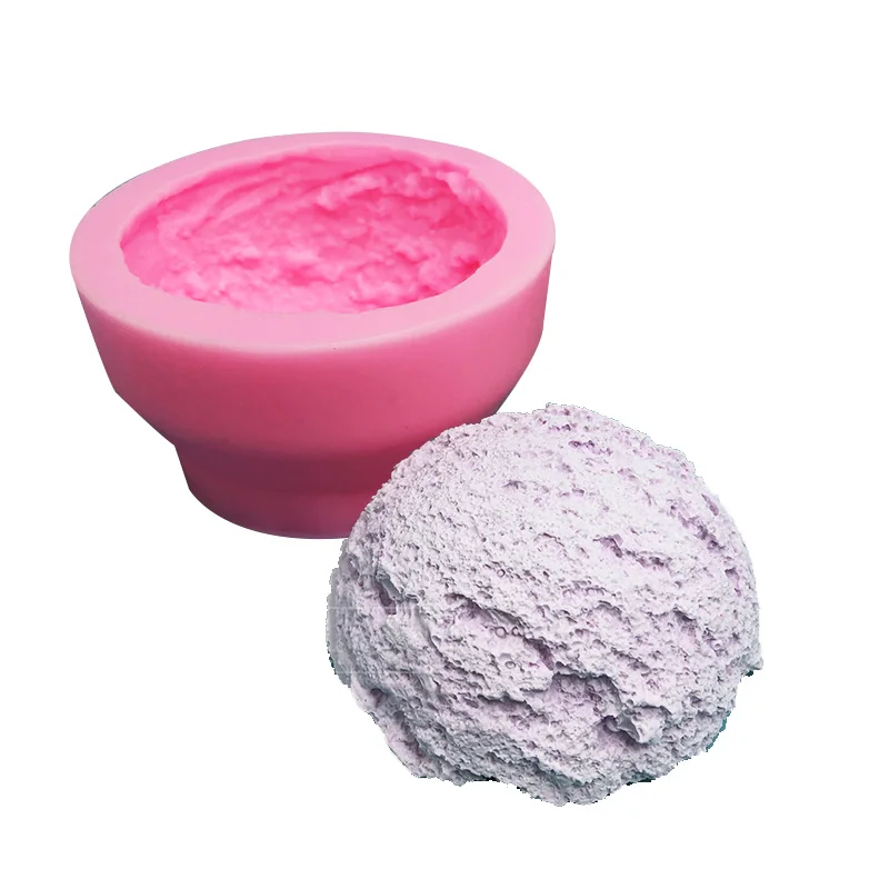 Ice cream ball shape silicone mold chocolate mousse ice cream baking tool hand soap mold candle moulds
Ice cream ball shape silicone mold chocolate mousse ice cream baking tool hand soap mold candle moulds