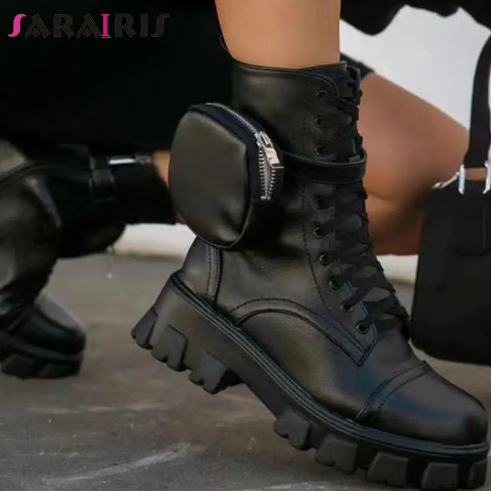 SaraIris 2021 новые женские ботинки с круглым носком на молнии с пряжкой, ботинки на платформе, боевые мотоциклетные однотонные ботинки
SaraIris 2021 новые женские ботинки с круглым носком на молнии с пряжкой, ботинки на платформе, боевые мотоциклетные однотонные ботинки