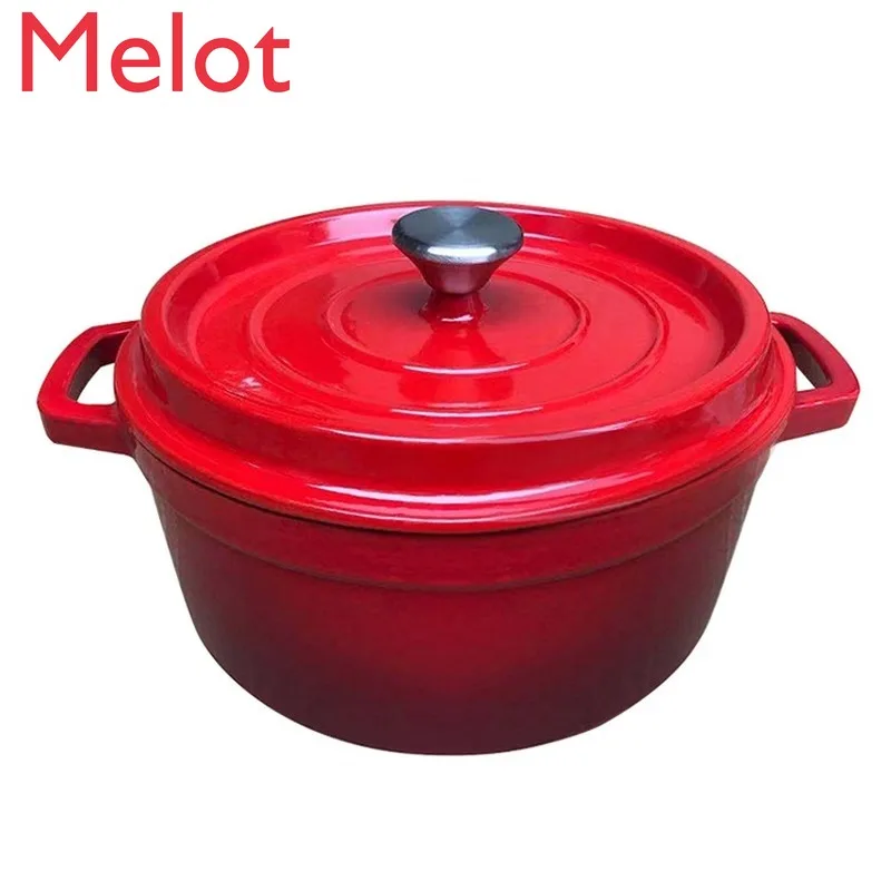 With Thick Cast Iron Pan Manual Cast Iron Pan Soup Pot Stew Uncoated Titanium Soup Stewing Cooking Pot Induction Cooker
With Thick Cast Iron Pan Manual Cast Iron Pan Soup Pot Stew Uncoated Titanium Soup Stewing Cooking Pot Induction Cooker