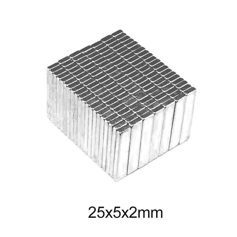 5/10/20/50/100/200/250pcs 25x5x2 Strong Sheet Rare Earth Magnet Block Rectangular Neodymium Magnets 25x5x2mm Magnetic 25*5*2
5/10/20/50/100/200/250pcs 25x5x2 Strong Sheet Rare Earth Magnet Block Rectangular Neodymium Magnets 25x5x2mm Magnetic 25*5*2