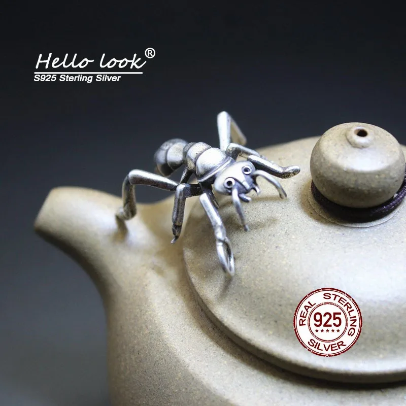 HelloLook 100% 925 Sterling Silver Pendant for Necklace Creative Ant Pendant Without Chain DIY Necklace Accessories
HelloLook 100% 925 Sterling Silver Pendant for Necklace Creative Ant Pendant Without Chain DIY Necklace Accessories