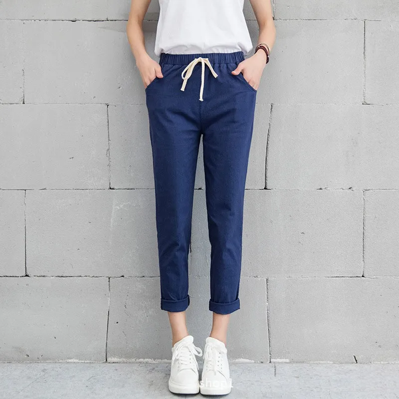 Womens Fashion Brief Women Harem Pant Lady Chic Female Trousers Trendy Solid Regular Casual Drawstring Mid Waist Females Pants
Womens Fashion Brief Women Harem Pant Lady Chic Female Trousers Trendy Solid Regular Casual Drawstring Mid Waist Females Pants