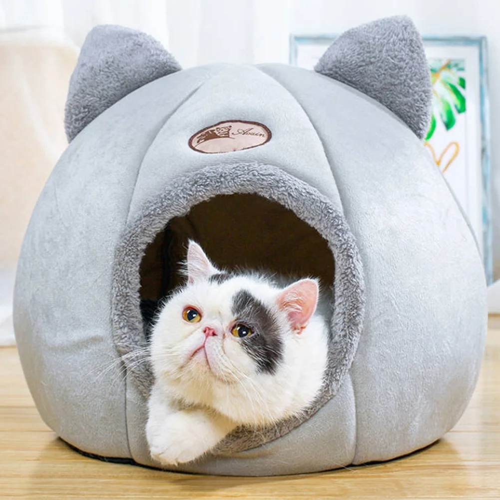 New Deep Sleep Comfort in winter Cat Bed Little Mat Basket for Cat's House Products Pets Tent Cozy Cave Beds Indoor Cats Nest
New Deep Sleep Comfort in winter Cat Bed Little Mat Basket for Cat's House Products Pets Tent Cozy Cave Beds Indoor Cats Nest
