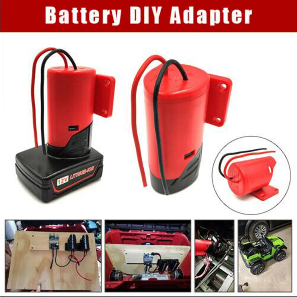 12 AWG DIY Battery Adapter 2 Wiring Output Convert For Milwaukee M12 Parts Reliable Replacement
12 AWG DIY Battery Adapter 2 Wiring Output Convert For Milwaukee M12 Parts Reliable Replacement