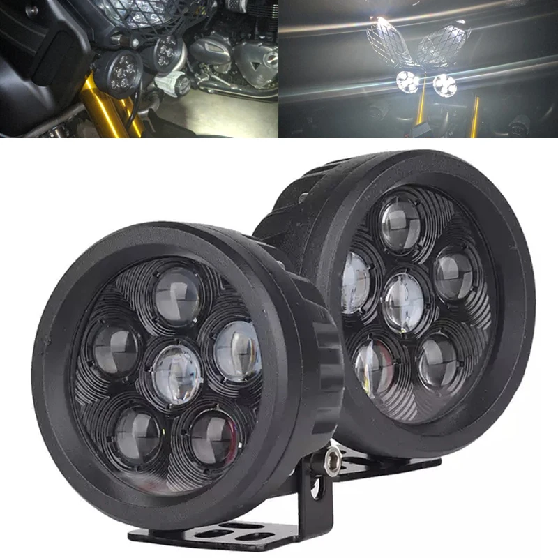 

4D 3.5 inch 18W Round Led Projector Work Lights Offroad Pod Spotlight for Jeep SUV ATV Boats Car Trucks Motorcycle 4X4 off road