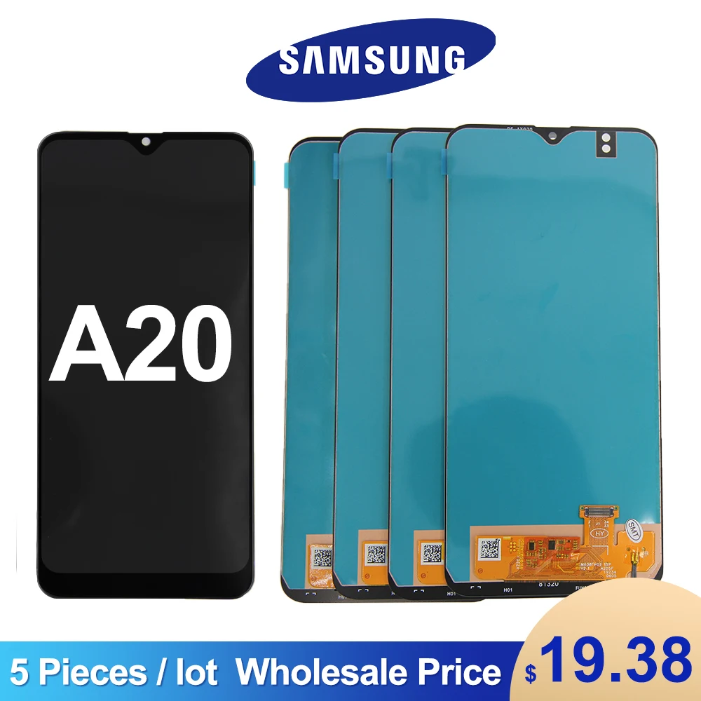 Wholesale 5 Pieces/ Lot TFT Quality Samsung Galaxy A20 LCD Display A205F A205FN A205GN A205YN A205U LCD Touch Screen RepairParts
Wholesale 5 Pieces/ Lot TFT Quality Samsung Galaxy A20 LCD Display A205F A205FN A205GN A205YN A205U LCD Touch Screen RepairParts