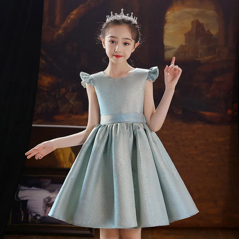 Платье принцессы с бантом, для девочек, для дня рождения, вечеринки, церемонии 
Платье принцессы с бантом, для девочек, для дня рождения, вечеринки, церемонии