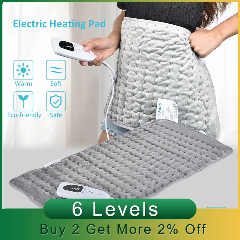 75W Electric Therapy Heating Pad Auto Switch Off for Abdomen Waist Back Pain Relief Warmer Wrap 60*30CM Heat Pad Blanket
75W Electric Therapy Heating Pad Auto Switch Off for Abdomen Waist Back Pain Relief Warmer Wrap 60*30CM Heat Pad Blanket