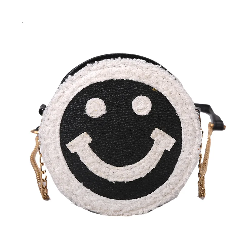 Mini small bag women's bag 2020 new fashion lovely smiling face Single Shoulder Bag Messenger chain bag small Satchel 
Mini small bag women's bag 2020 new fashion lovely smiling face Single Shoulder Bag Messenger chain bag small Satchel