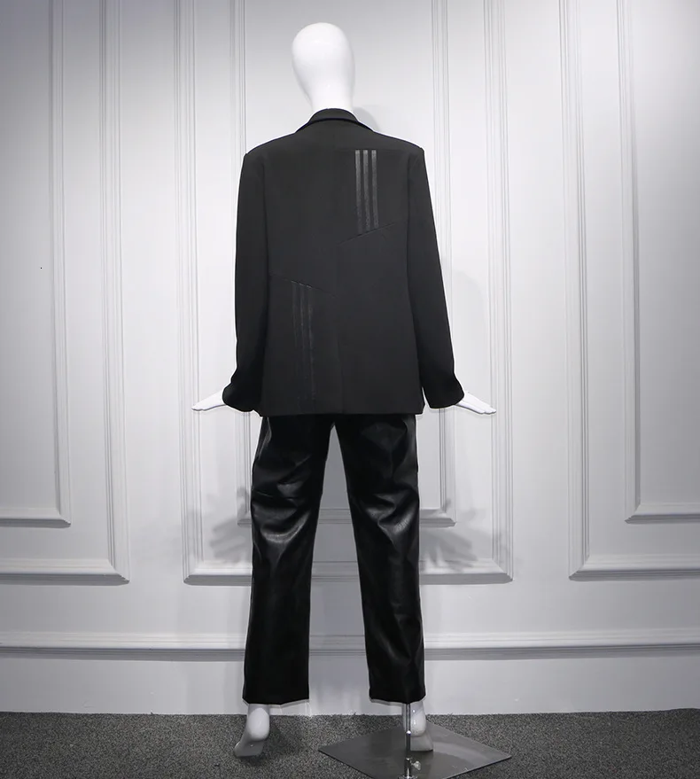 TVVOVVIN 2020 New Spring Notched PU Spliced Shoulder Double Buttons Blazer And HIGH Waist PU Leather Pants E473
TVVOVVIN 2020 New Spring Notched PU Spliced Shoulder Double Buttons Blazer And HIGH Waist PU Leather Pants E473