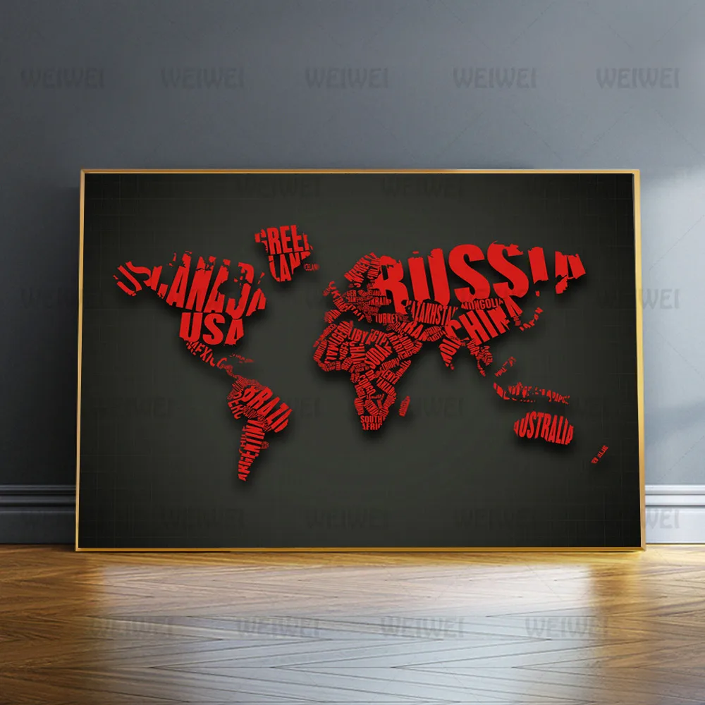 Vintage Poster Canvas Painting Creative World Map Wall Sticker Card Alphabet Map Cloth for Living Room Home Decoration Weiwei
Vintage Poster Canvas Painting Creative World Map Wall Sticker Card Alphabet Map Cloth for Living Room Home Decoration Weiwei