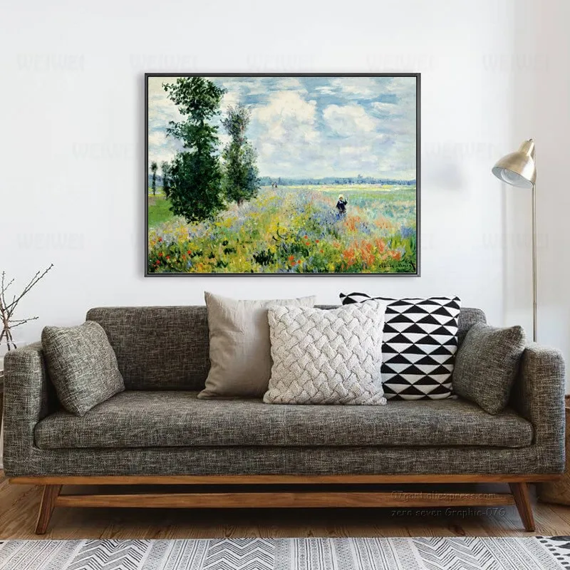 Painter Monet Poppy Field Abstract Oil Painting Canvas Art Print Poster Picture Wall Living Room Home Decoration Mural
Painter Monet Poppy Field Abstract Oil Painting Canvas Art Print Poster Picture Wall Living Room Home Decoration Mural