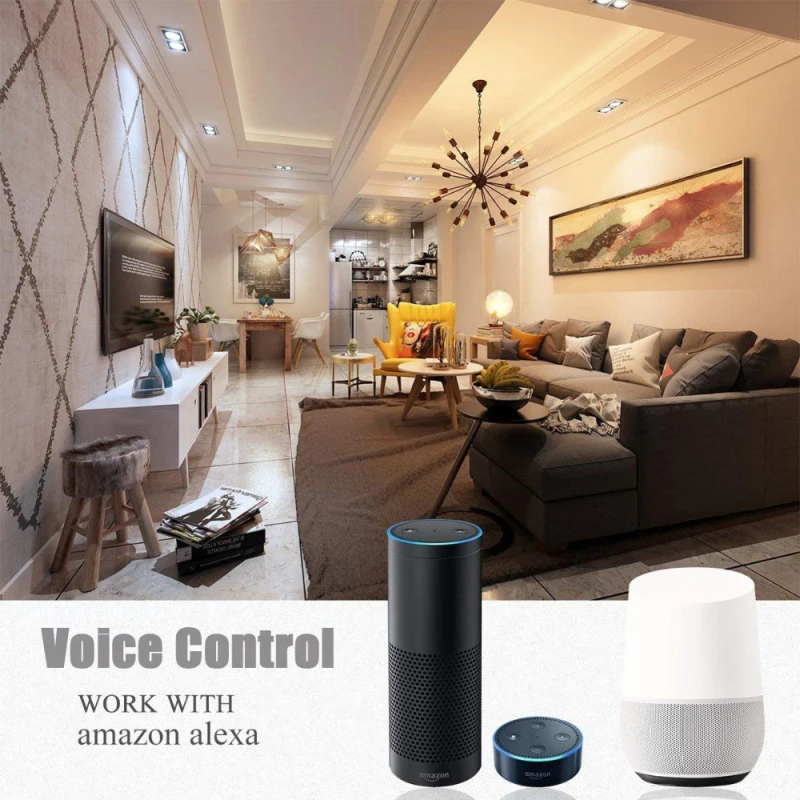 E27/B22 15W Smart Wifi Lights Lamp Voice Control White+Warm For Amazon Alexa/Google Home Smart Lighting Lamp Home Decoration
E27/B22 15W Smart Wifi Lights Lamp Voice Control White+Warm For Amazon Alexa/Google Home Smart Lighting Lamp Home Decoration