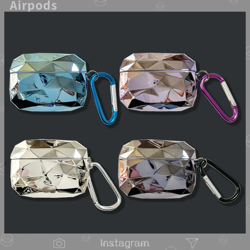 Чехол для AirPods 3 (Новинка 2021 года), роскошный защитный чехол с гальваническим покрытием, аксессуары для наушников Apple AirPods 3/Pro 2 1, чехол
Чехол для AirPods 3 (Новинка 2021 года), роскошный защитный чехол с гальваническим покрытием, аксессуары для наушников Apple AirPods 3/Pro 2 1, чехол
