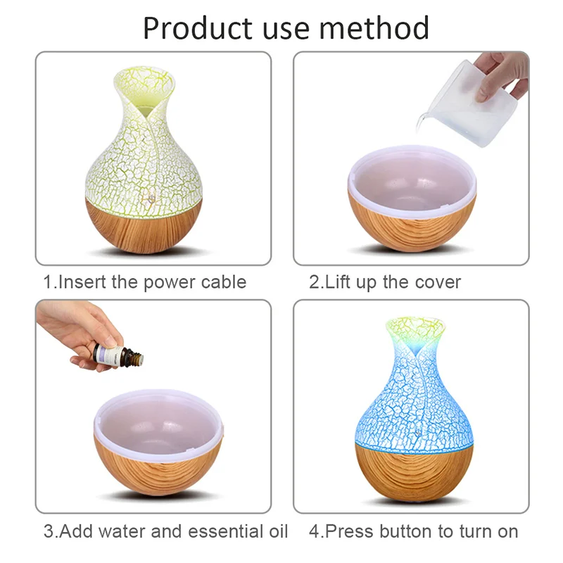 USB 130ml Electric Humidifier Aroma Oil Diffuser Ultrasonic Air Humidifier Aromatherapy LED Light Mist Maker for Home
USB 130ml Electric Humidifier Aroma Oil Diffuser Ultrasonic Air Humidifier Aromatherapy LED Light Mist Maker for Home