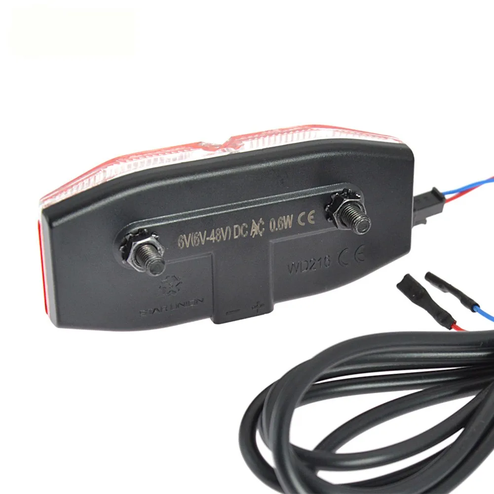 6-48V Electric Bicycle Ebike LED Rear Light TailLight Lamp Waterproof Big Beam Angle 180 Degree For Most E-bike
6-48V Electric Bicycle Ebike LED Rear Light TailLight Lamp Waterproof Big Beam Angle 180 Degree For Most E-bike