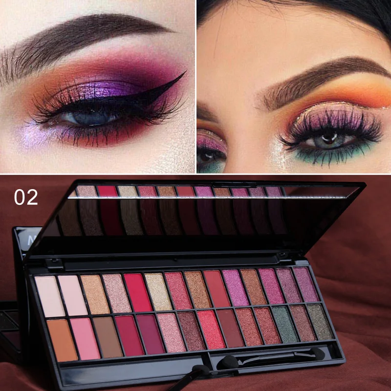New 28Colors Makeup Eyeshadow Palette Matte Shimmer Lasting Waterproof Pratical Makeup Eye Shadow Palette With Brush Makeup Tool
New 28Colors Makeup Eyeshadow Palette Matte Shimmer Lasting Waterproof Pratical Makeup Eye Shadow Palette With Brush Makeup Tool