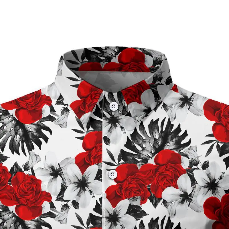 Men's new summer style casual casual print short sleeve shirt European and American sizes slim business beach Hawaiian shirt
Men's new summer style casual casual print short sleeve shirt European and American sizes slim business beach Hawaiian shirt