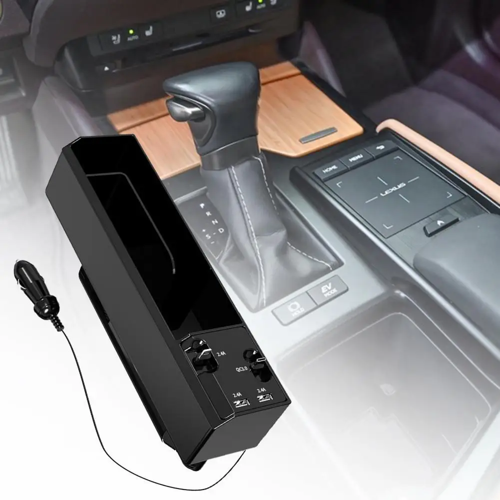 50% Hot Sales!!! Storage Box Large Capacity with Charging Cable ABS Car Seat Crevice Storage Box for Car 
50% Hot Sales!!! Storage Box Large Capacity with Charging Cable ABS Car Seat Crevice Storage Box for Car