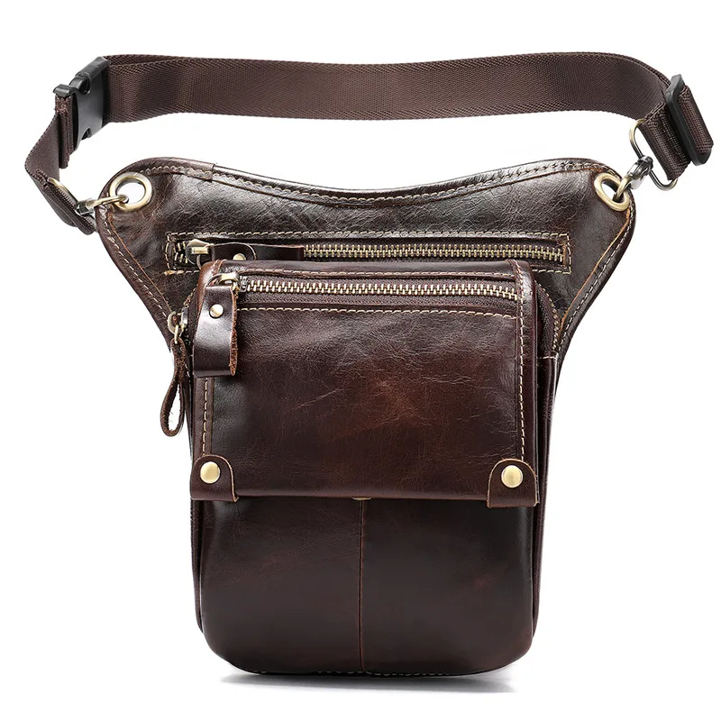 Outdoor leisure cycling men's leather multifunctional belt bag retro leather messenger bag drop shipping fanny pack men vintage
Outdoor leisure cycling men's leather multifunctional belt bag retro leather messenger bag drop shipping fanny pack men vintage
