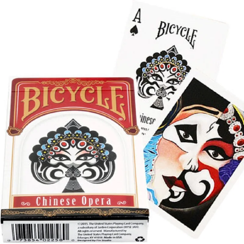 

Bicycle Chinese Opera Playing Cards Deck Poker Size USPCC Limited Edition Magic Card Games Magic Tricks Props for Magician