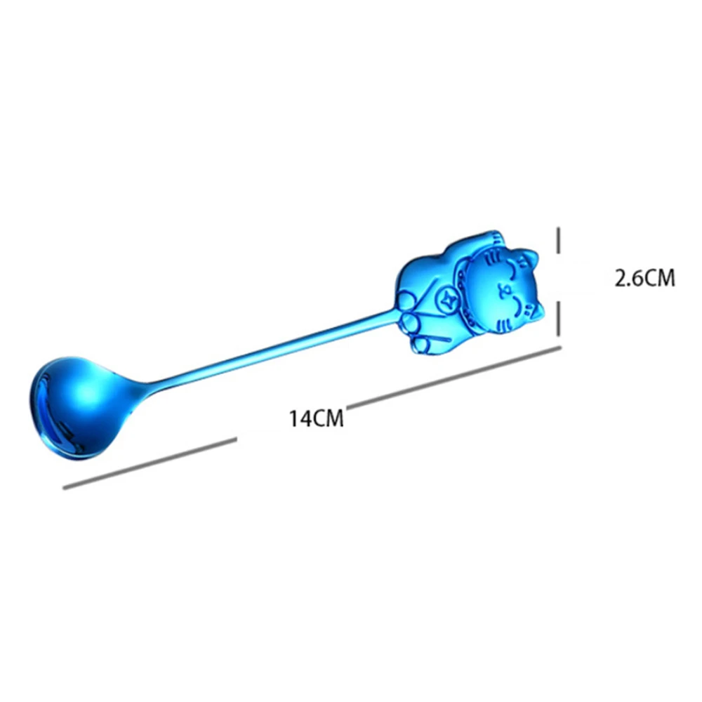 Coffee Spoon 14cm Stainless Steel Lucky Cat Spoon for Plates Mini Spoon Food Fruit Cake Dessert Ice Cream Kitchen Accessories
Coffee Spoon 14cm Stainless Steel Lucky Cat Spoon for Plates Mini Spoon Food Fruit Cake Dessert Ice Cream Kitchen Accessories