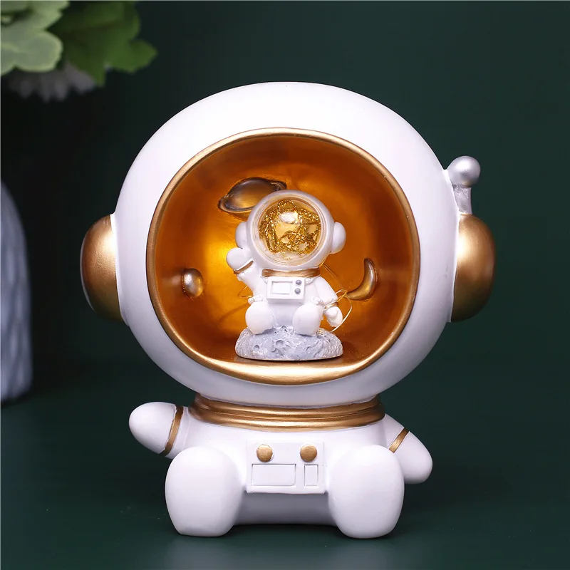 Large Desktop Decor Creative Cute Astronaut With Light Can Be Illuminated Sculpture Piggy Bank Home Dormitory Landscape Ornament
Large Desktop Decor Creative Cute Astronaut With Light Can Be Illuminated Sculpture Piggy Bank Home Dormitory Landscape Ornament