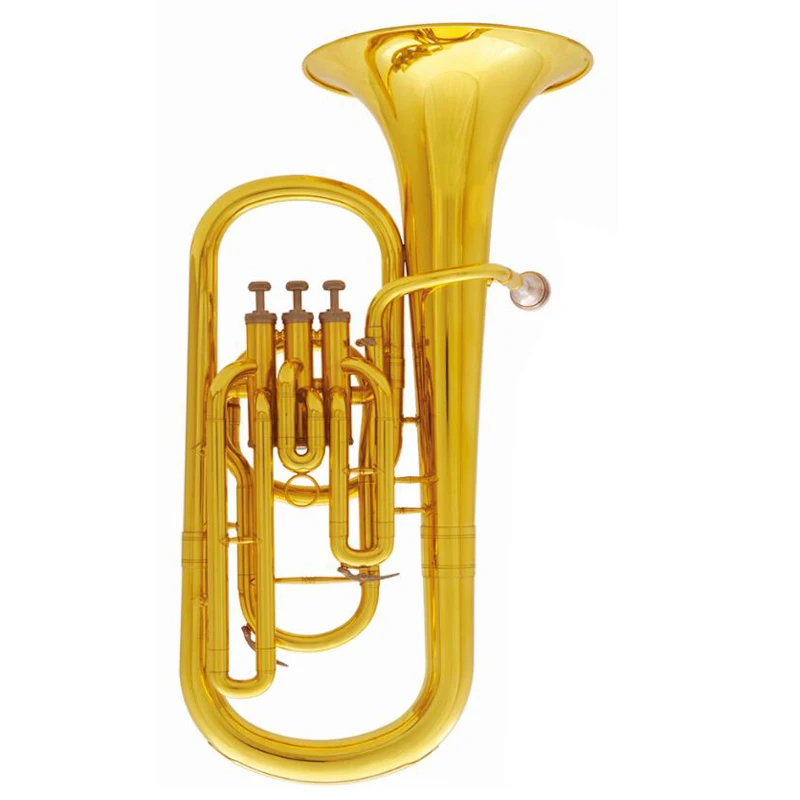 Bb Baritone Horn 3 Pistons Baritone Musical instruments With mouthpiece and case
Bb Baritone Horn 3 Pistons Baritone Musical instruments With mouthpiece and case
