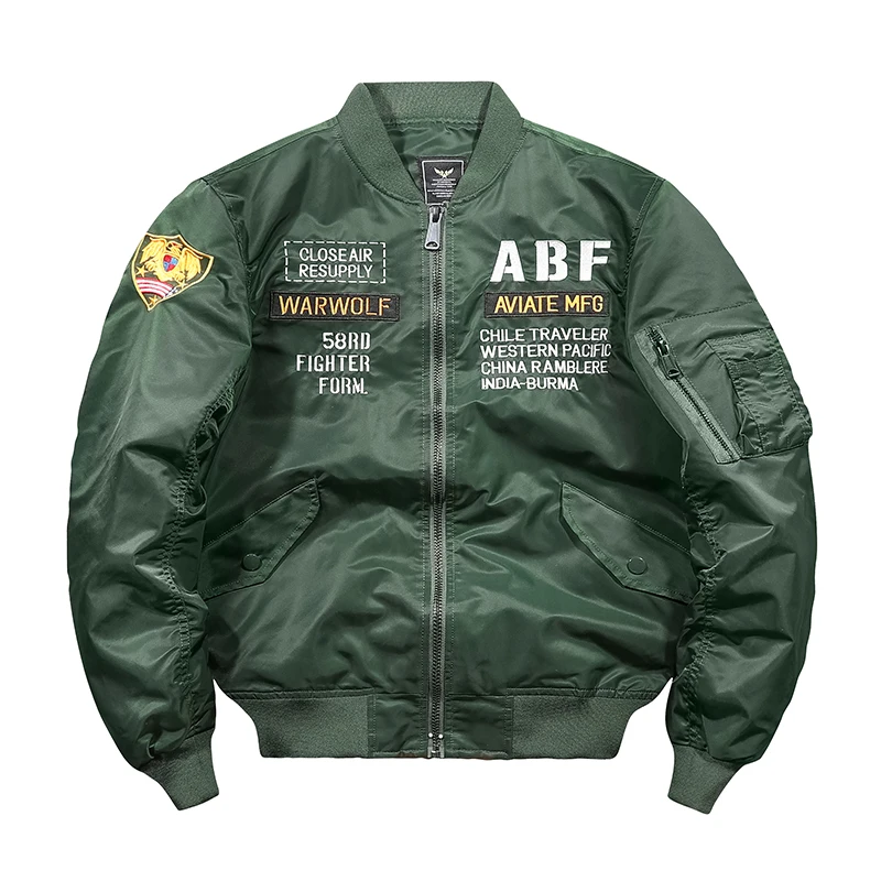 Bomber Jacket Men Spring Autumn Casual Military Tactical Army Jackets Pilot Flying Motorcycle Motor Astronaut Male Outerwear
Bomber Jacket Men Spring Autumn Casual Military Tactical Army Jackets Pilot Flying Motorcycle Motor Astronaut Male Outerwear