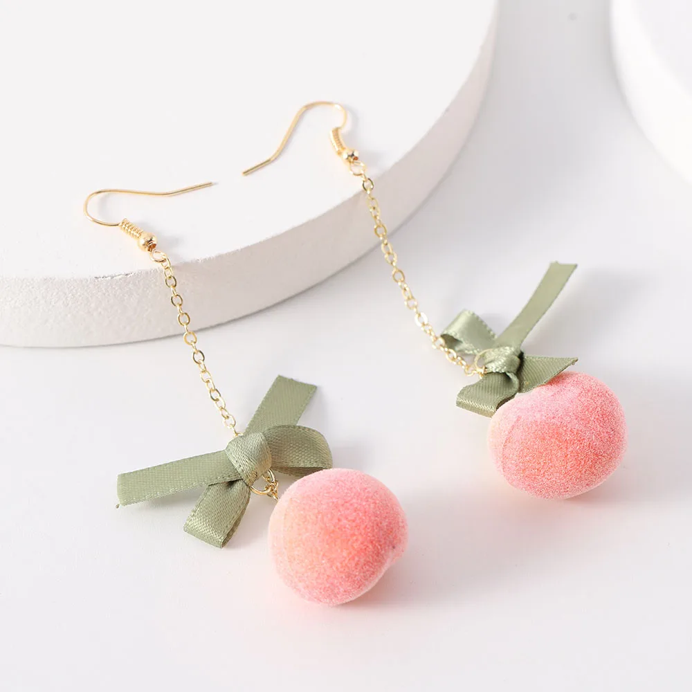 Fashion Peach Fruit Earrings Lovely Popular Pink Multiple Style Ear Stud Women Long Drop Dangle Jewelry Sweet Girl Gifts
Fashion Peach Fruit Earrings Lovely Popular Pink Multiple Style Ear Stud Women Long Drop Dangle Jewelry Sweet Girl Gifts