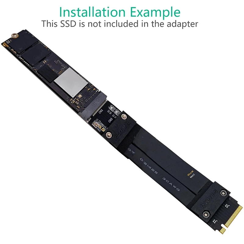 M.2 NGFF NVMe M Key SSD Extension Cable 2280 Riser Extender Card Support PCI-E 3.0 4X Extension Cord 
M.2 NGFF NVMe M Key SSD Extension Cable 2280 Riser Extender Card Support PCI-E 3.0 4X Extension Cord