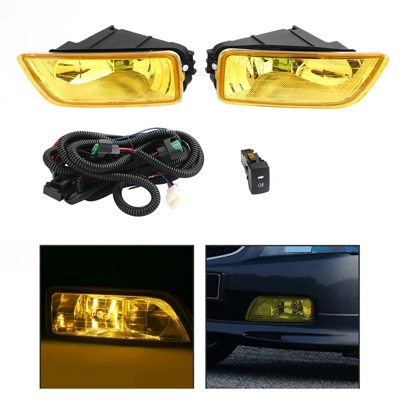 1 Pair Replacement Bumper Clear Lens Fog Light Assembly Fit for Honda Accord 2006-2007
1 Pair Replacement Bumper Clear Lens Fog Light Assembly Fit for Honda Accord 2006-2007