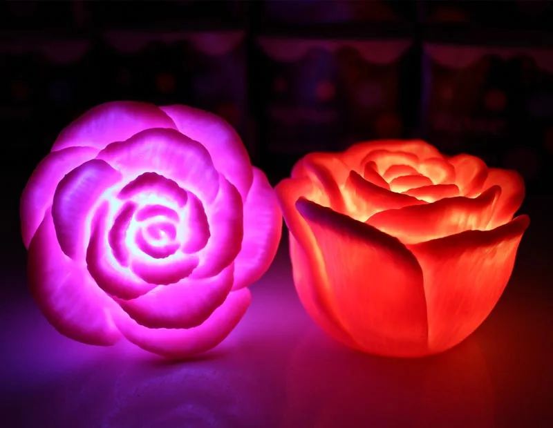 New Romantic Changing LED Floating Rose Flower Candle Night Light Wedding Decoration 
New Romantic Changing LED Floating Rose Flower Candle Night Light Wedding Decoration