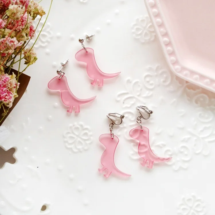 Christmas Women Girl Cartoon Animal Cute Little Dinosaur Earrings Acrylic Simple Sweet Ear Jewelry Good Friend Earring Wholesale
Christmas Women Girl Cartoon Animal Cute Little Dinosaur Earrings Acrylic Simple Sweet Ear Jewelry Good Friend Earring Wholesale