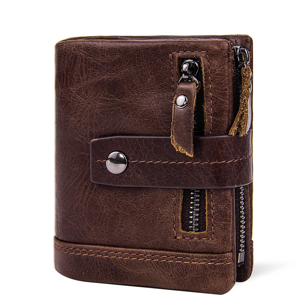 MACHOSSY 100% натуральная кожа мужской кошелек портмоне маленький держатель для карт