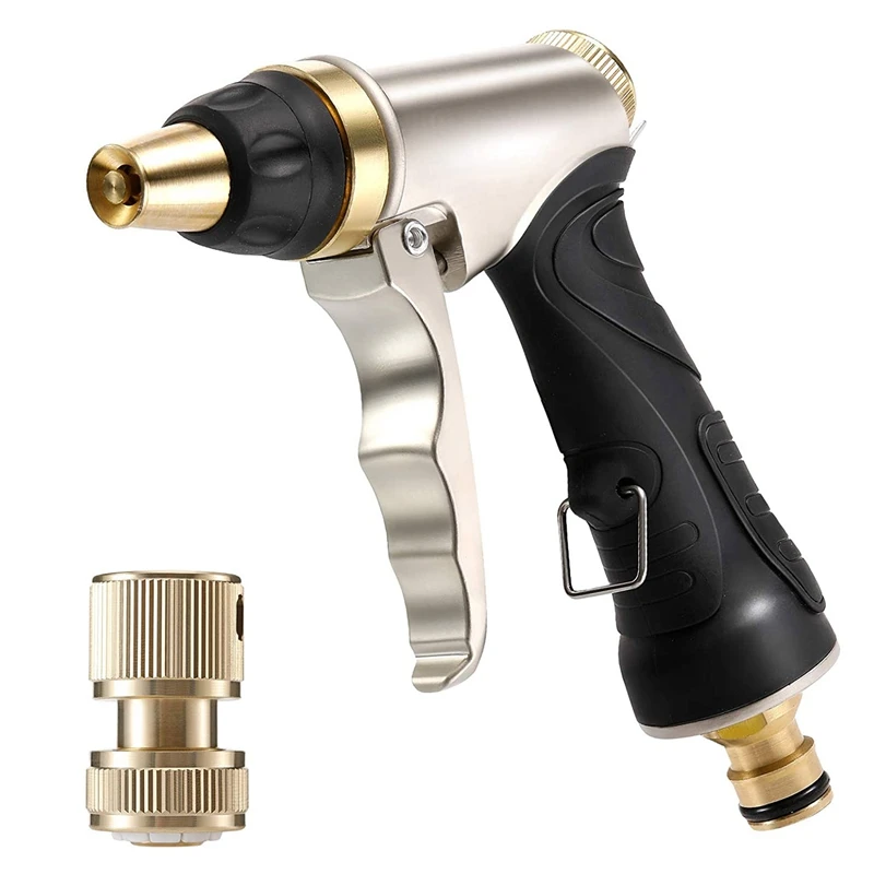 Garden Hose Nozzles Kit 4 Watering Patterns High Pressure Spray Nozzle for Garden Watering Lawn Washing
Garden Hose Nozzles Kit 4 Watering Patterns High Pressure Spray Nozzle for Garden Watering Lawn Washing