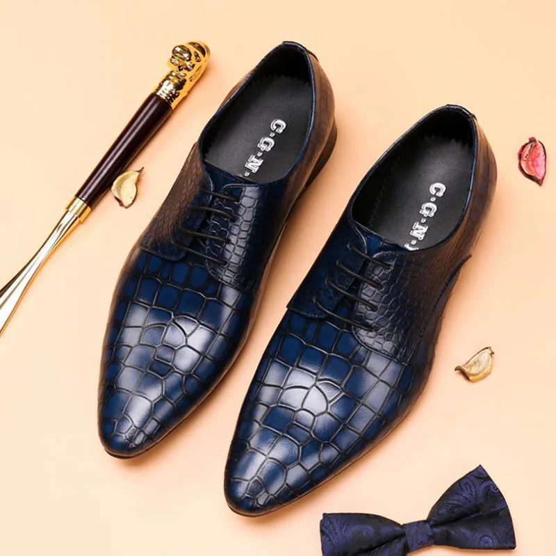 Handmade Mens Oxford Shoes Genuine Leather Crocodile Print Lace Up Men's Dress Shoes Classic Business Formal Shoes for Men G14
Handmade Mens Oxford Shoes Genuine Leather Crocodile Print Lace Up Men's Dress Shoes Classic Business Formal Shoes for Men G14