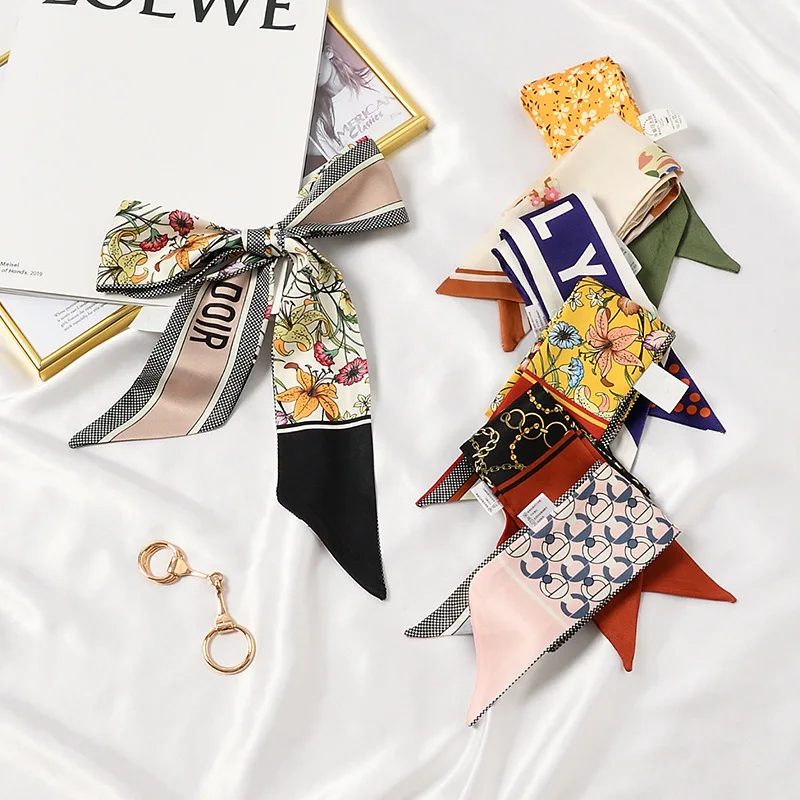 Retro French Skinny Long Decorative Ribbon Korean Silk Scarf Hairband Thin Bag Handles Neck Tie Scarves Female Narrow Headband
Retro French Skinny Long Decorative Ribbon Korean Silk Scarf Hairband Thin Bag Handles Neck Tie Scarves Female Narrow Headband