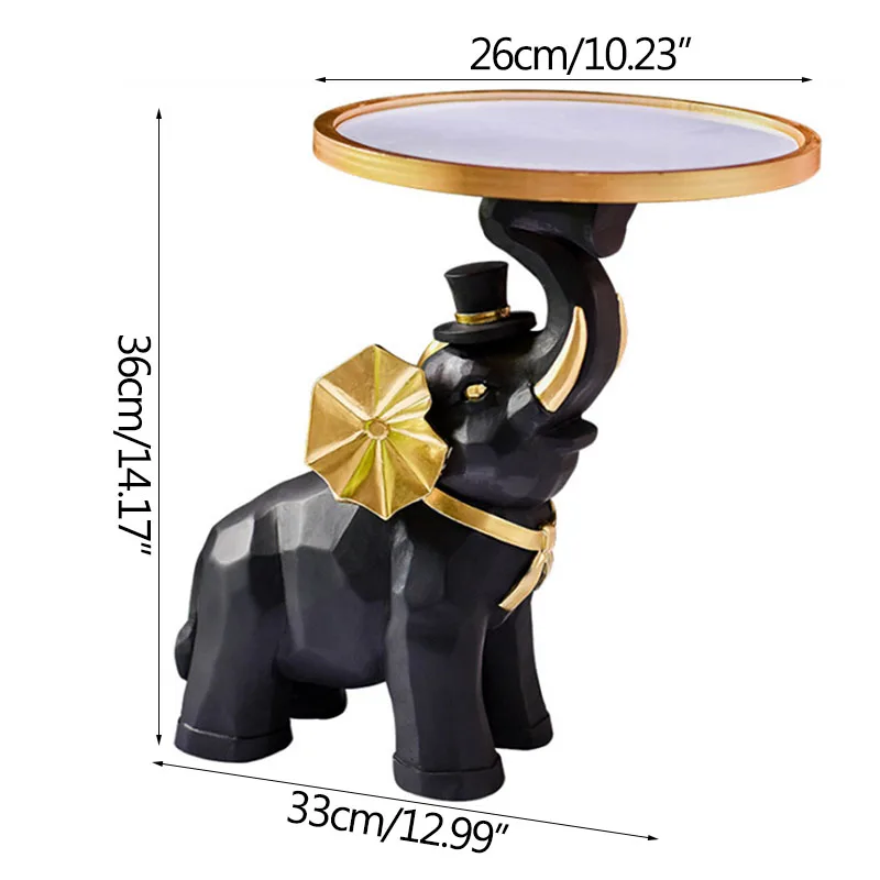 Strongwell Lucky Elephant Sculpture Luxurious Storage Tray Home Decoration Accessories Living Room Decor Furnishings Ornament
Strongwell Lucky Elephant Sculpture Luxurious Storage Tray Home Decoration Accessories Living Room Decor Furnishings Ornament