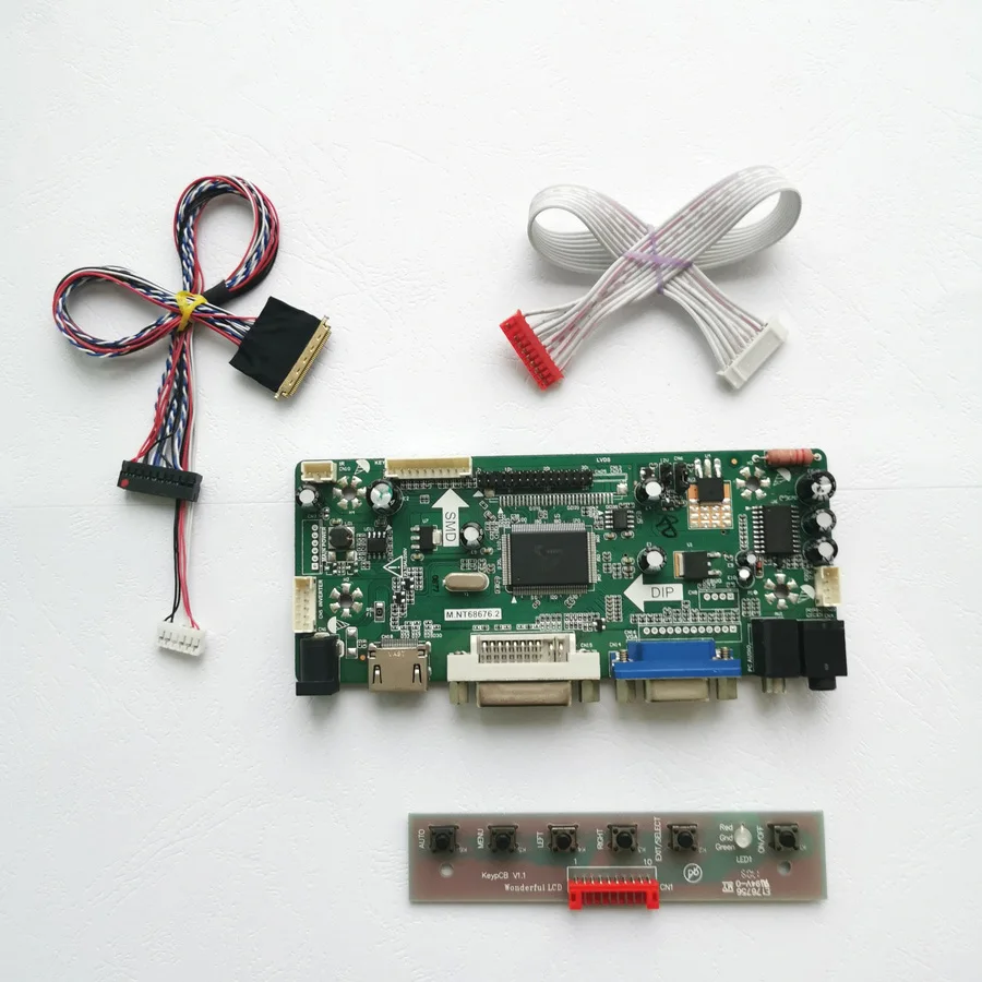 For LTN156KT02 LTN156KT06 N156O6 1600*900 WLED 15.6" LVDS 40-Pin VGA+DVI LCD Screen M.NT68676 Monitor Controller Card Kit
For LTN156KT02 LTN156KT06 N156O6 1600*900 WLED 15.6" LVDS 40-Pin VGA+DVI LCD Screen M.NT68676 Monitor Controller Card Kit