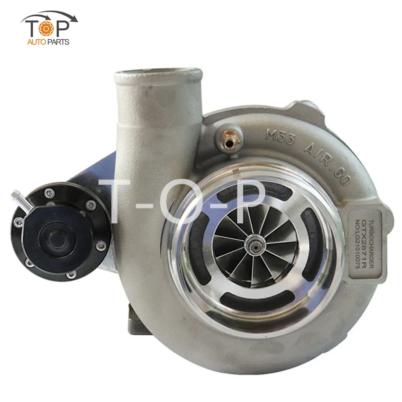 GTX2871R GTX28 GTX ball bearing upgrade turbo GTX2871R-53 performance turbocharger with A/R AR 0.64 turbine housing
GTX2871R GTX28 GTX ball bearing upgrade turbo GTX2871R-53 performance turbocharger with A/R AR 0.64 turbine housing